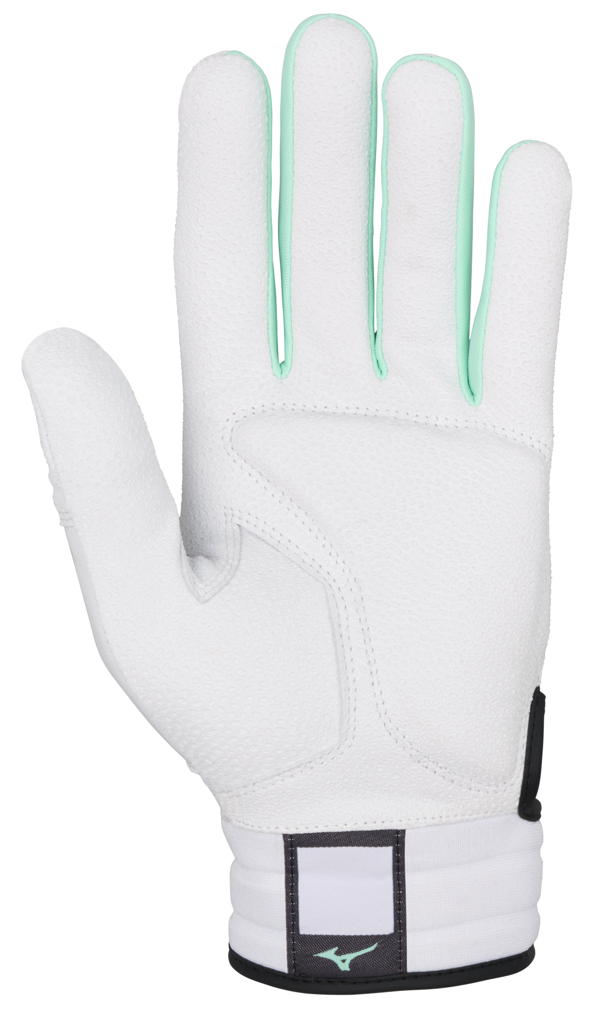 Mizuno 330443 Pro Select Women’s Softball Batting Glove - White-mint