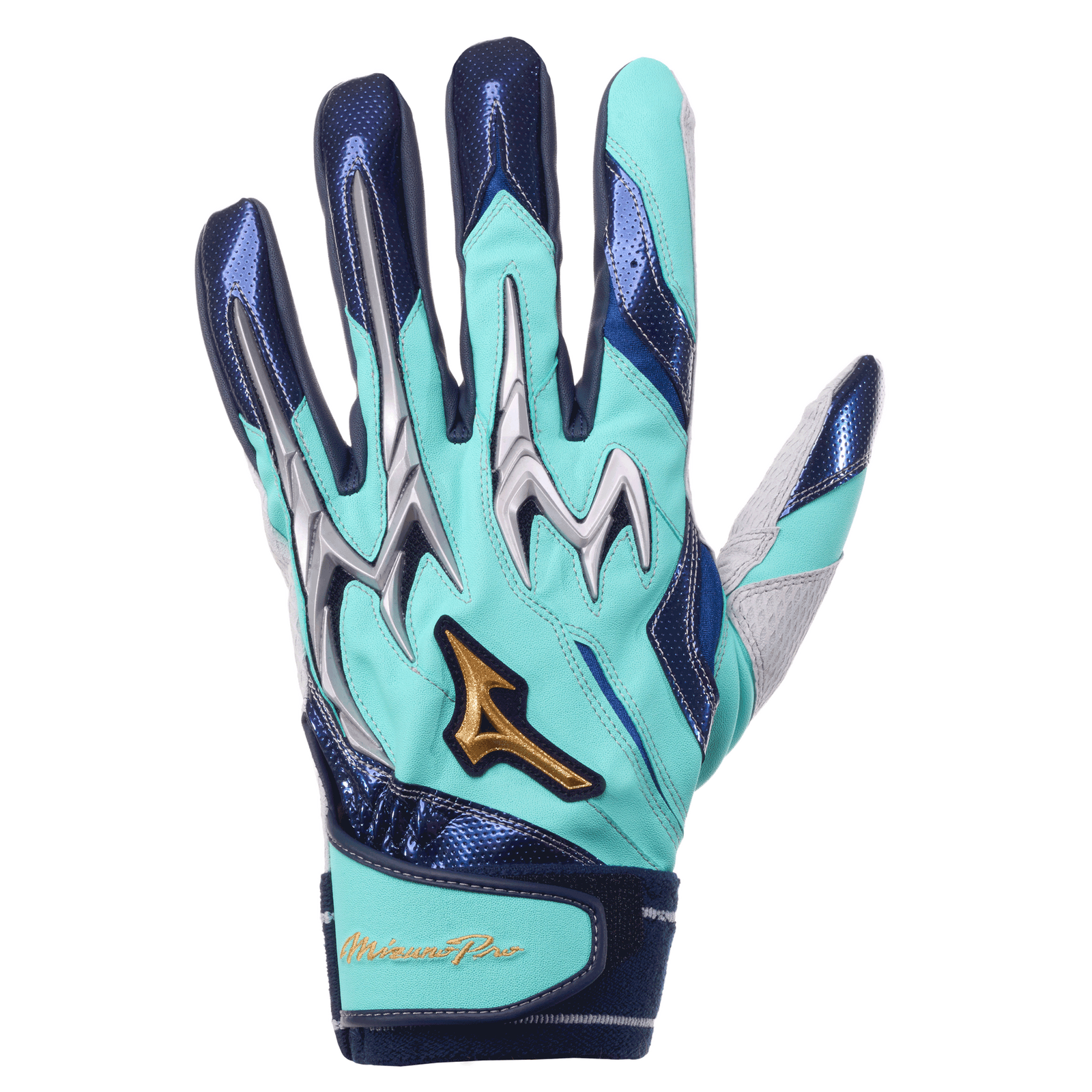 Mizuno 330457 Pro Powerarc Baseball Batting Glove - Hisui