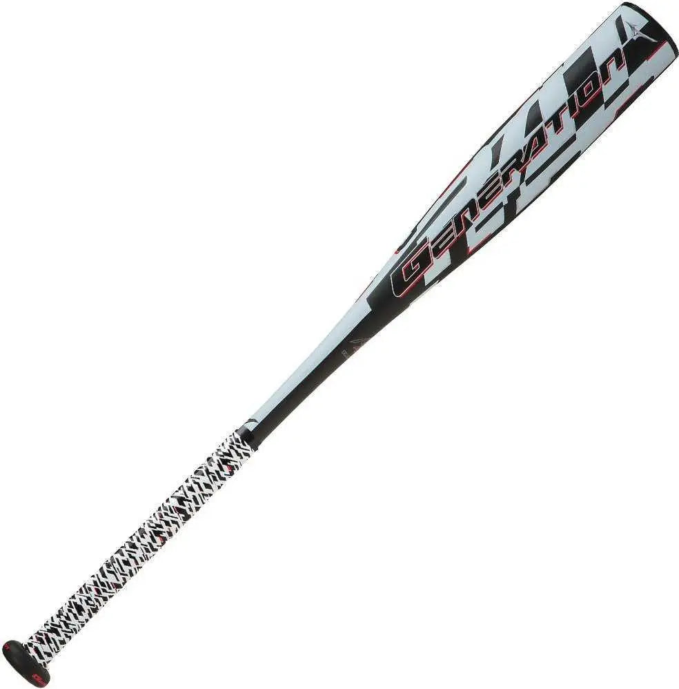 Mizuno 340402 2017 Generation Senior League (-10) Bat - Black White
