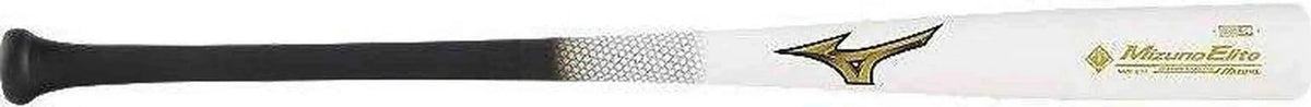 Mizuno 340462 Bamboo Elite Woodl Bat Mze 271 - White Black