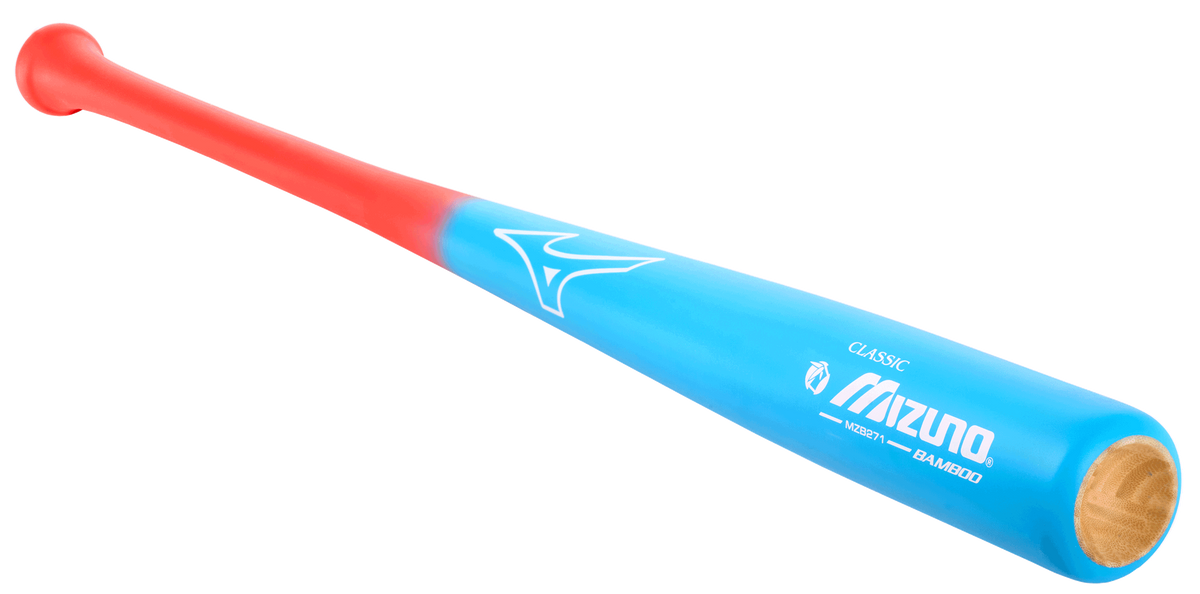 Mizuno 340465 Mzb 243 Bamboo Classic Wood Baseball Bat - Blue Red