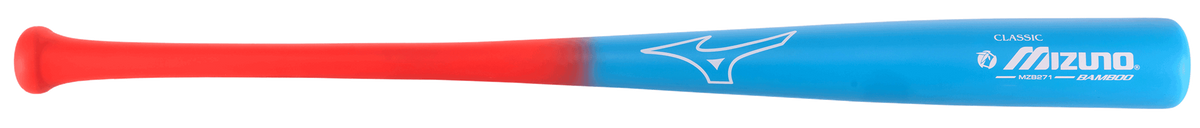 Mizuno 340465 Mzb 243 Bamboo Classic Wood Baseball Bat - Blue Red