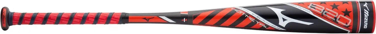 Mizuno 340516 2020 B20 Hot Metal (-10) Usssa 2 3/4’’ Barrel Bat - Black Red White - 30’’ - 20.0 Oz