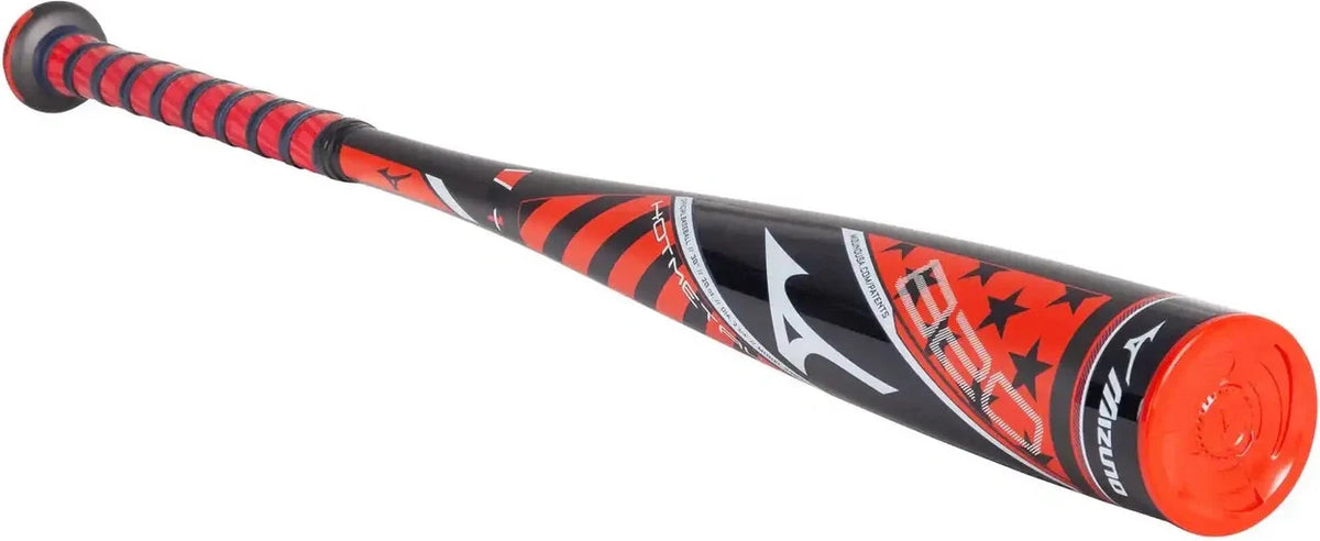 Mizuno 340516 2020 B20 Hot Metal (-10) Usssa 2 3/4’’ Barrel Bat - Black Red White - 30’’ - 20.0 Oz