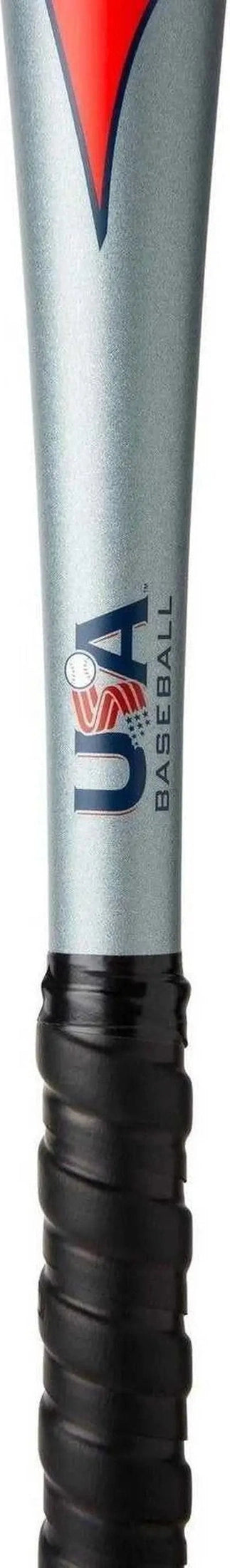 Mizuno 340568 B21-pwr Alloy - Big Barrel Youth Usa Baseball Bat (-10) - Gray Red