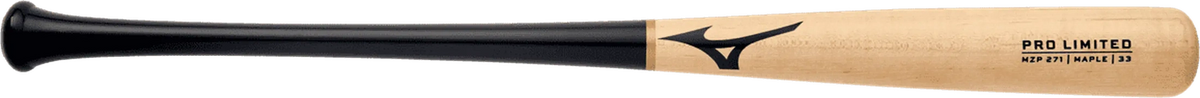 Mizuno 340628 Mzp 271 Pro Limited Maple Wood Baseball Bat - Natural Black