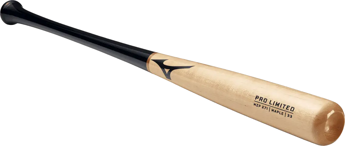 Mizuno 340628 Mzp 271 Pro Limited Maple Wood Baseball Bat - Natural Black