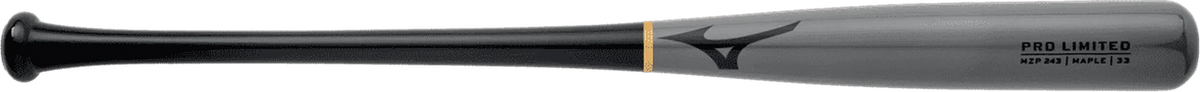 Mizuno 340629 Mzp 243 Pro Limited Maple Wood Baseball Bat - Gray Black