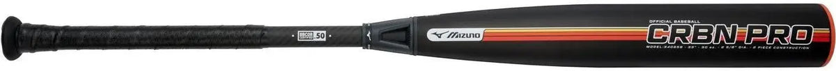 Mizuno 340658 Crbn Pro - Bbcor Baseball Bat (-3) - Black-red