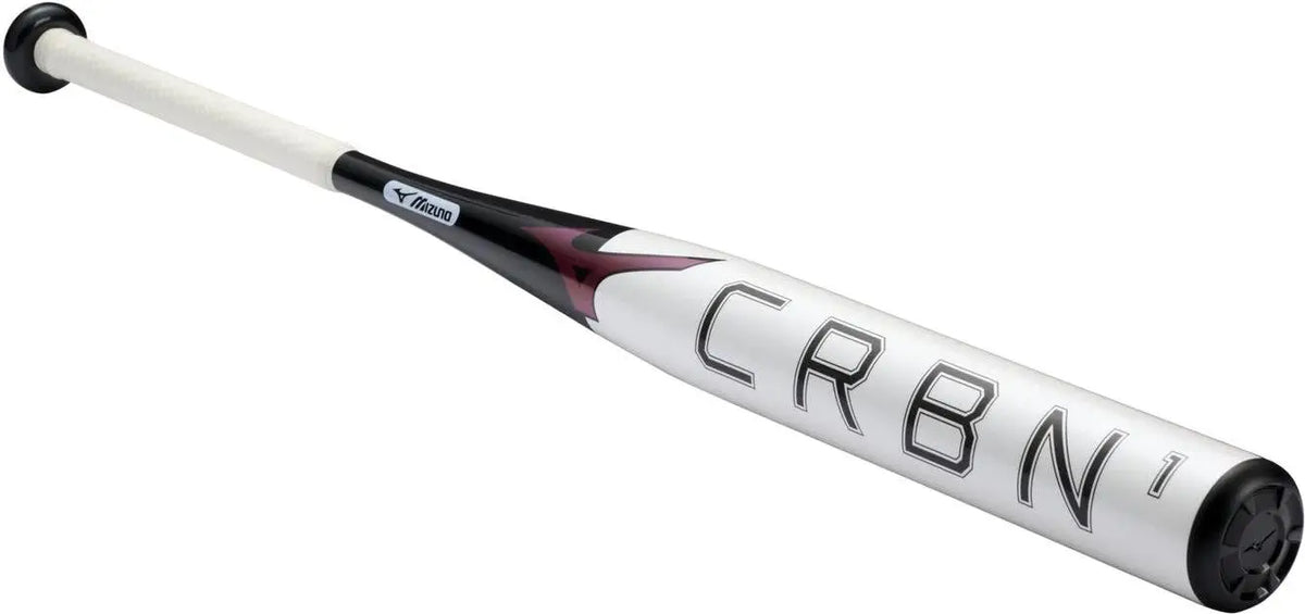 Mizuno 340661 Crbn1 Fastpitch Softball Bat (-8) - White-black
