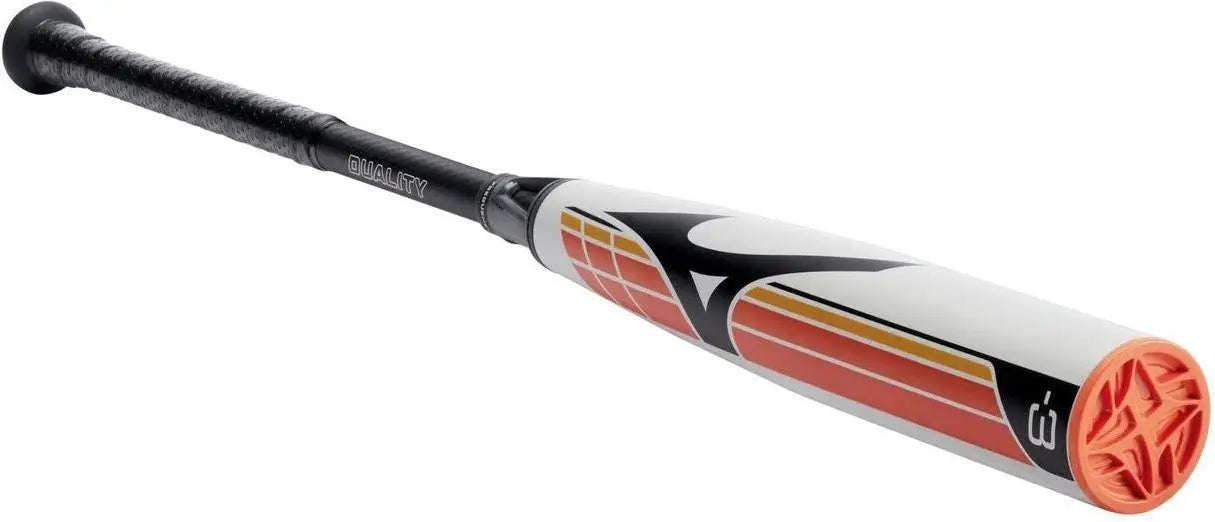 Mizuno 340673 Duality Hybrid Bbcor Baseball Bat (-3) - Gray-red