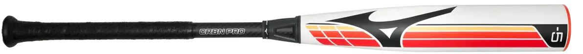 Mizuno 340689 Crbn Pro - Big Barrel Youth Usssa Baseball Bat (-5) - White-red / 30’’