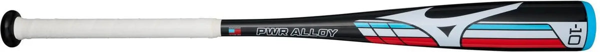Mizuno 340695 Pwr Alloy - Big Barrel Youth Usa Approved Bat (-10) - Black-red