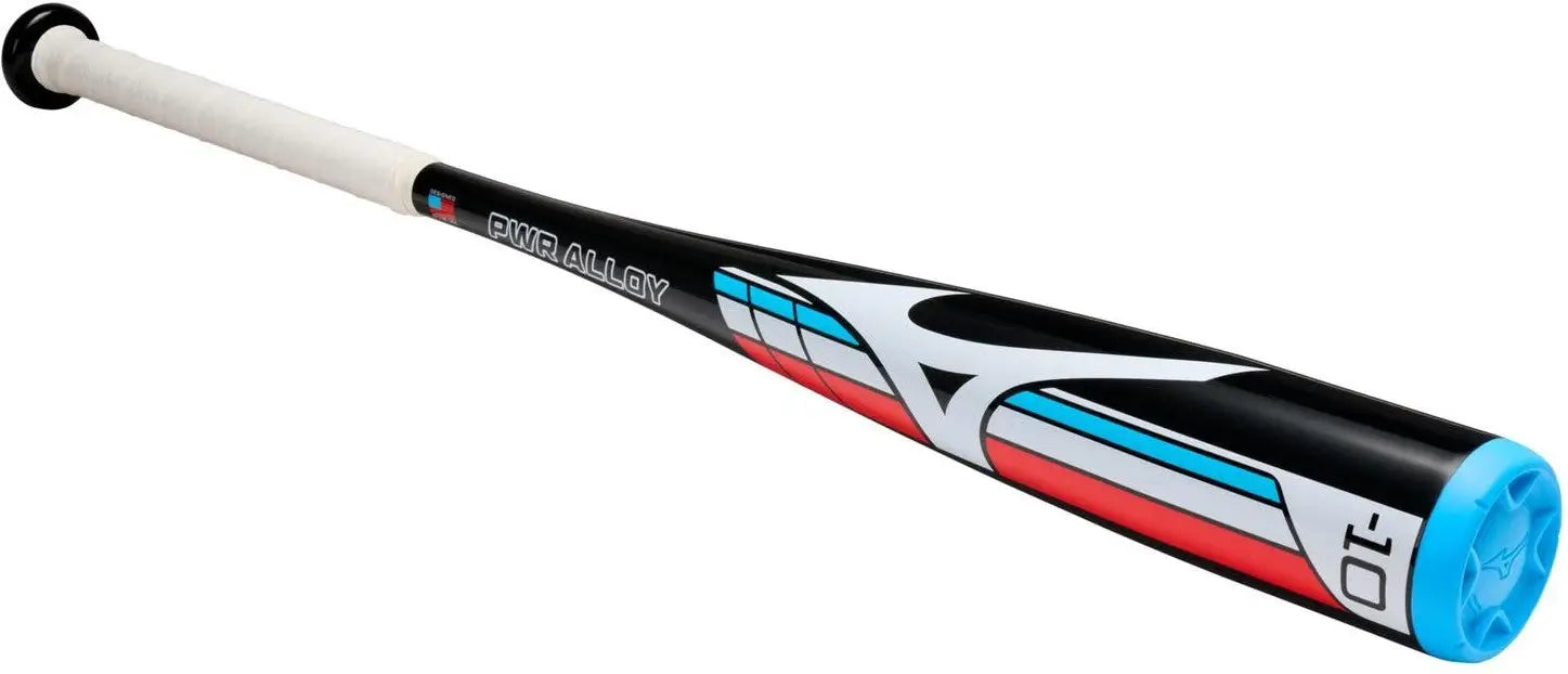 Mizuno 340695 Pwr Alloy - Big Barrel Youth Usa Approved Bat (-10) - Black-red