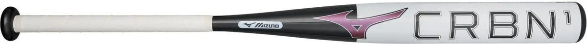 Mizuno 340700 Crbn1 Fastpitch Softball Bat (-11) - White-black