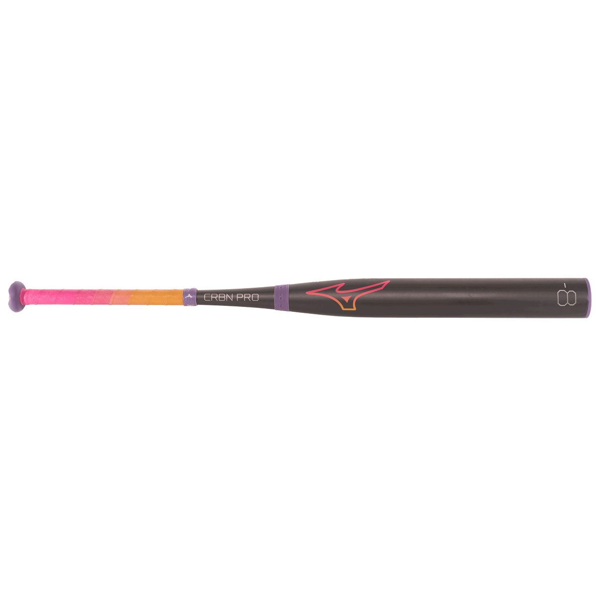 Mizuno 340712 Crbn Pro (-8) Fastpitch Softball Bat - Black Pink - 33’’ - 25.0 Oz