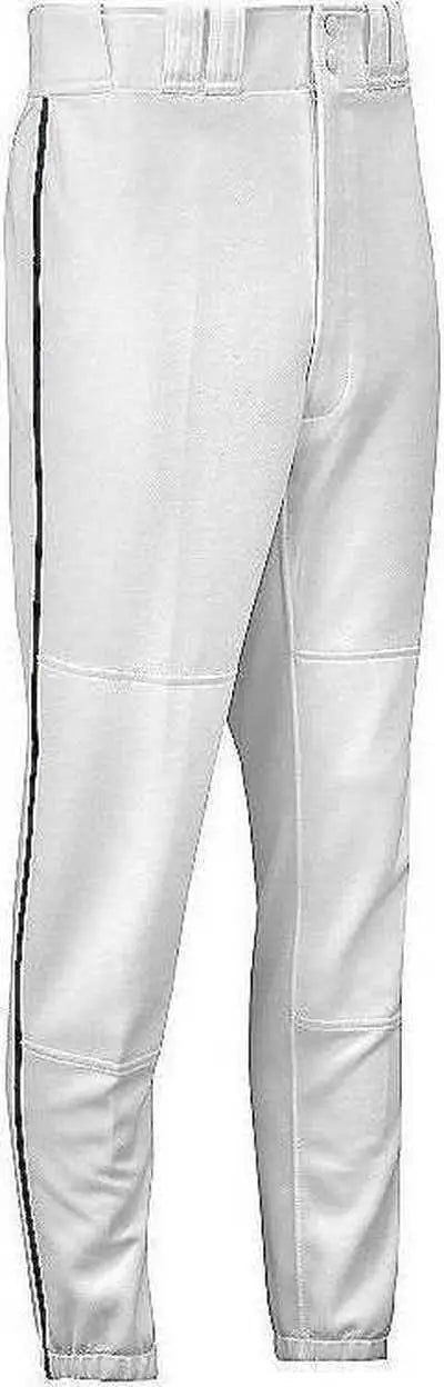 Mizuno 350149 Youth Select Piped Pant - White-navy