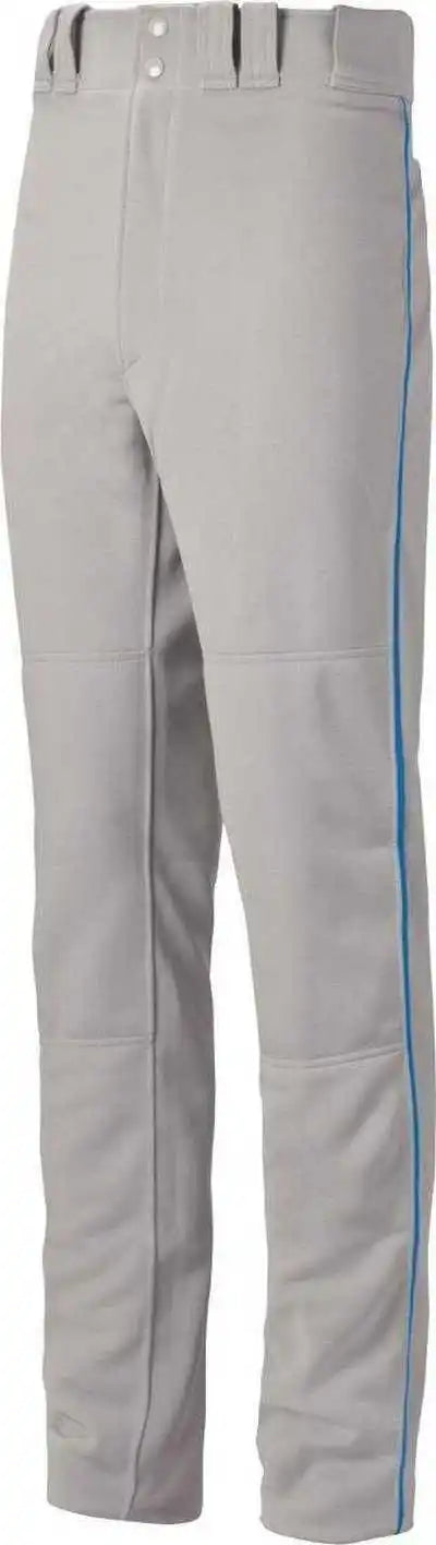 Mizuno 350334 Premier Pro Piped Adult Baseball Pants - Gray (grey) Royal
