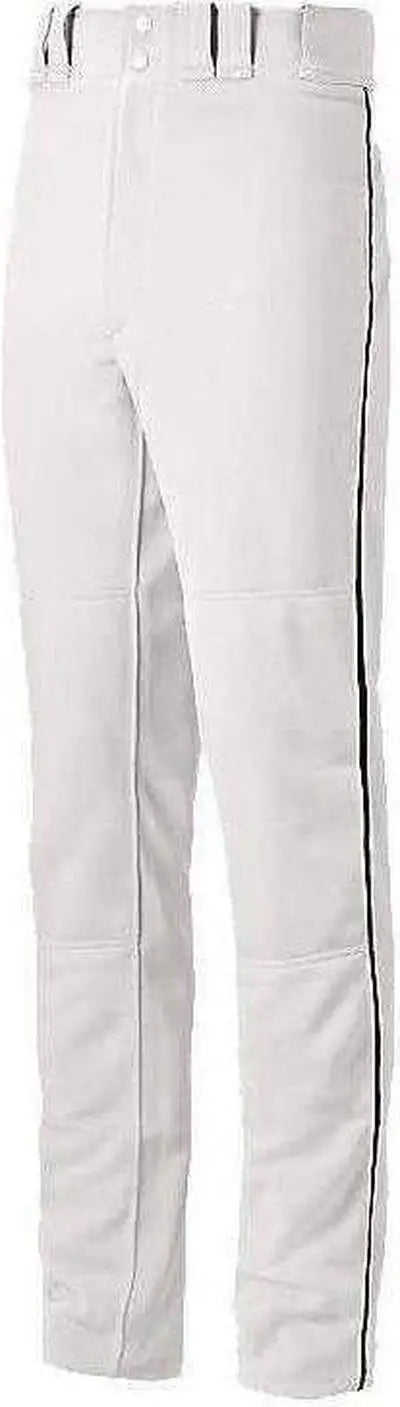 Mizuno 350387 Premier Pro Men’s Piped Baseball Pant G19 - White Black