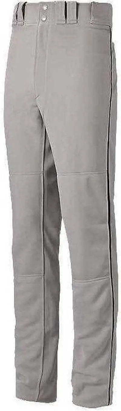 Mizuno 350387 Premier Pro Men’s Piped Baseball Pant G41 - Grey Black