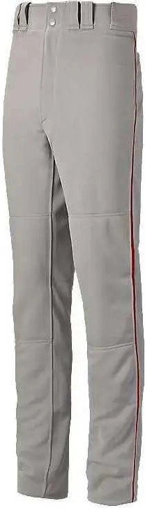 Mizuno 350388 Youth Select Pro Piped Pants - Gray Red