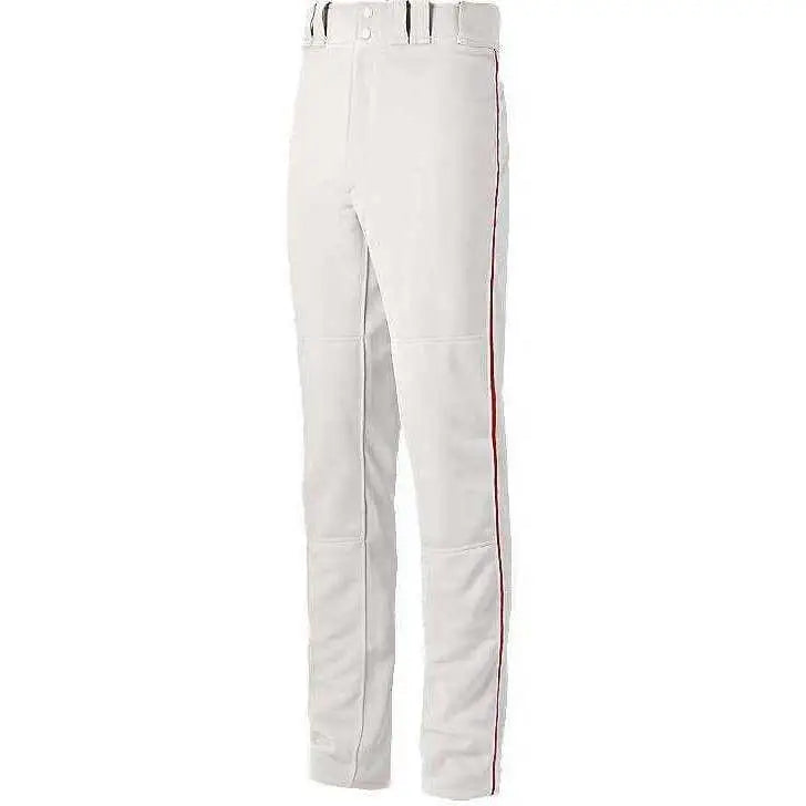 Mizuno 350388 Youth Select Pro Piped Pants - White Red