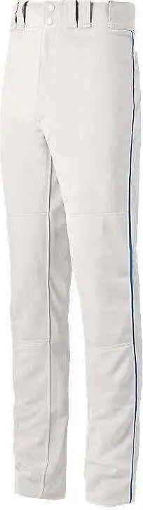 Mizuno 350388 Youth Select Pro Piped Pants - White Royal