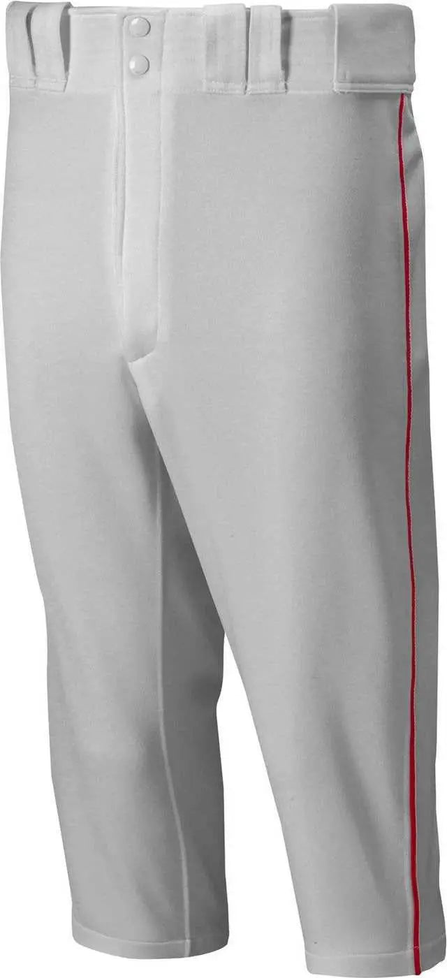Mizuno 350409 Premier Short Pants Pipped - Gray Red