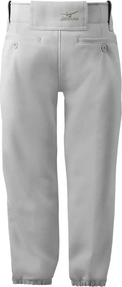 Mizuno 350462 Girls Belted Softball Pant - Grey