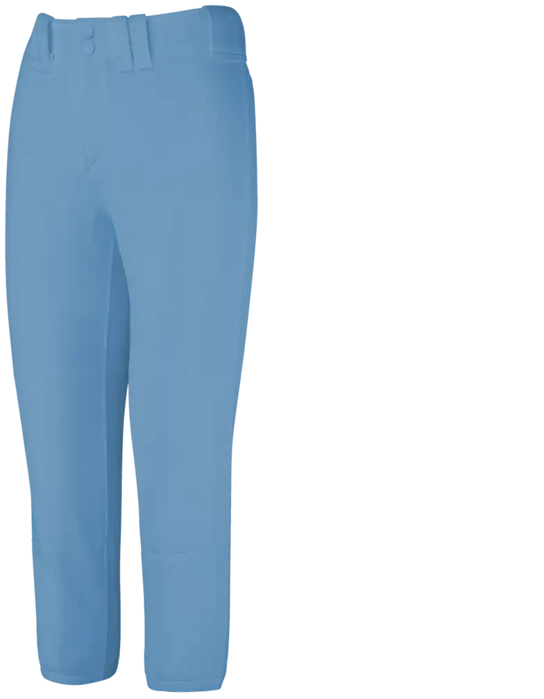 Mizuno 350462 Girl’s Belted Softball Pant - Light Blue - Adult s