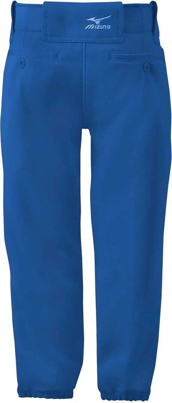 Mizuno 350462 Girl’s Belted Softball Pant - Royal