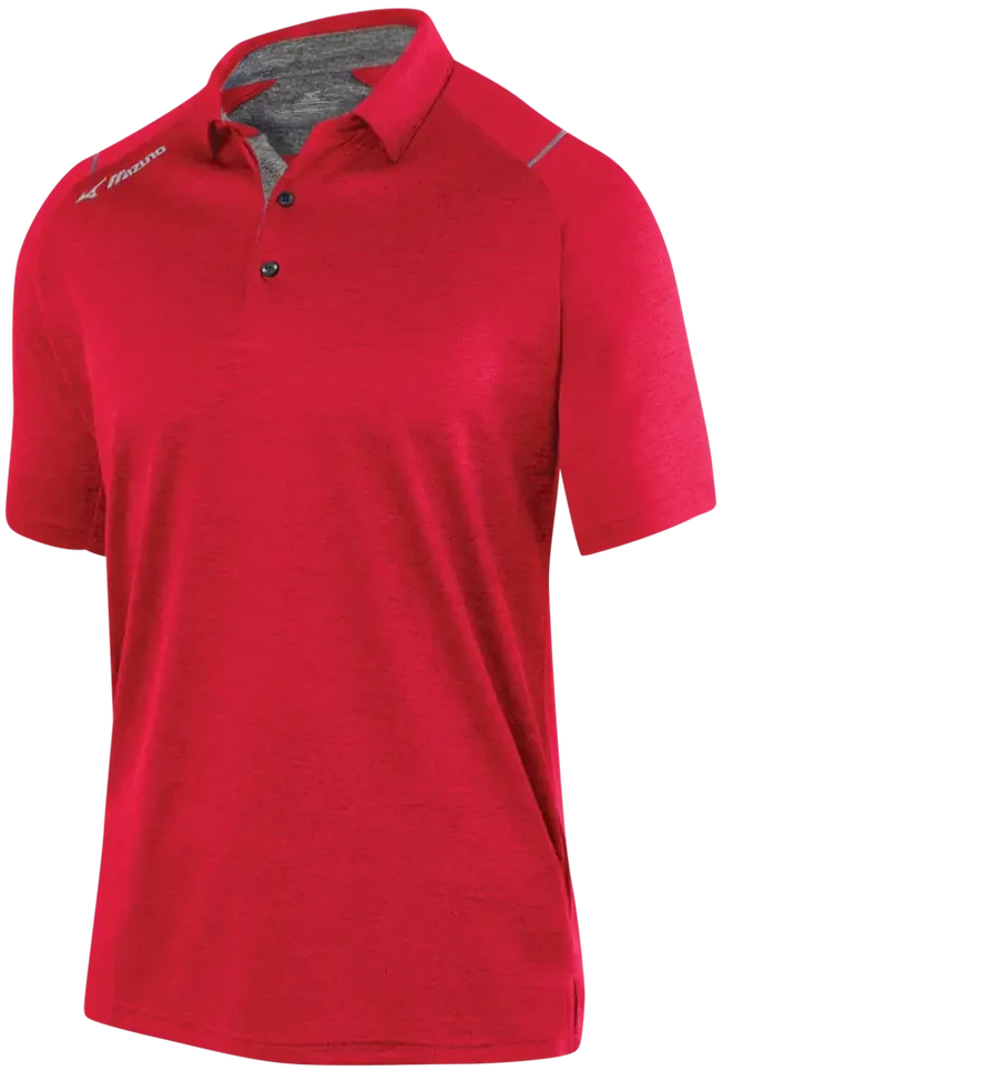 Mizuno 350622 Men’s Comp Polo - Red - Adult s