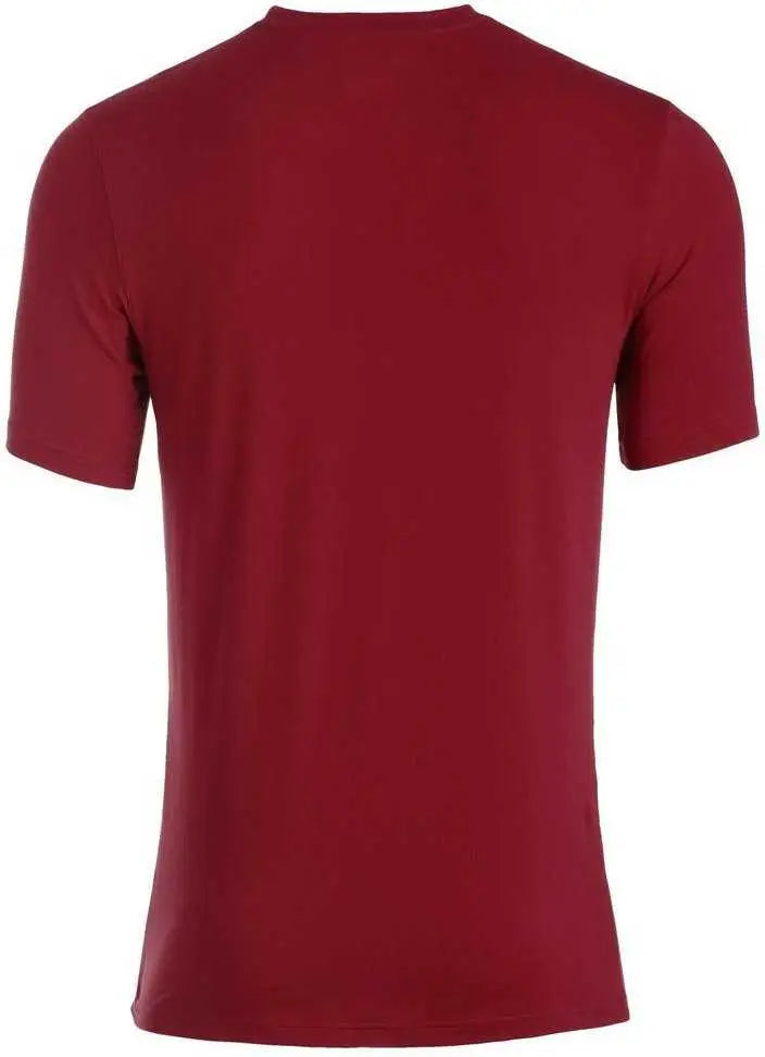 Mizuno 350637 Youth Comp Diamond Short Sleeve Crew - Cardinal