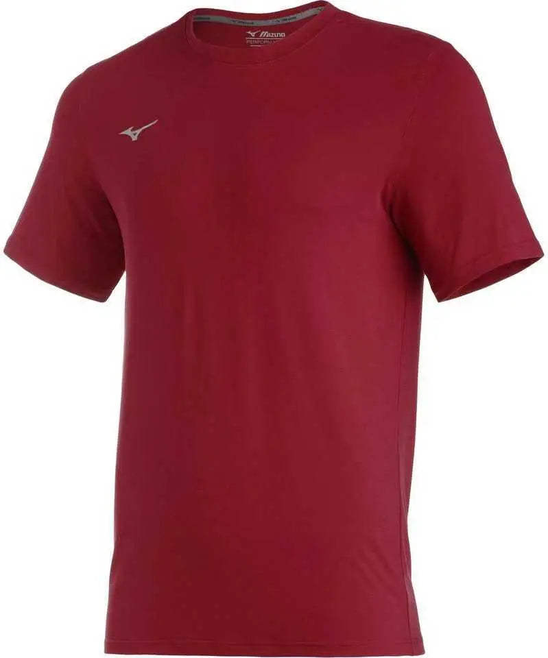 Mizuno 350637 Youth Comp Diamond Short Sleeve Crew - Cardinal