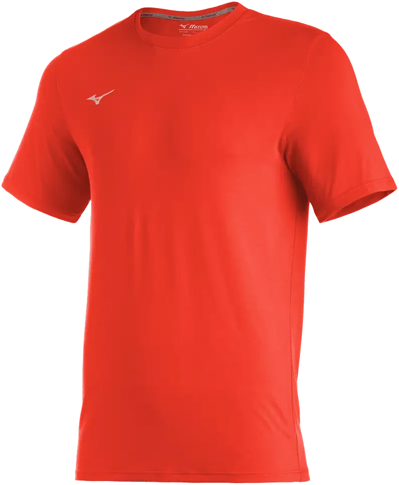 Mizuno 350637 Youth Comp Diamond Short Sleeve Crew - Orange