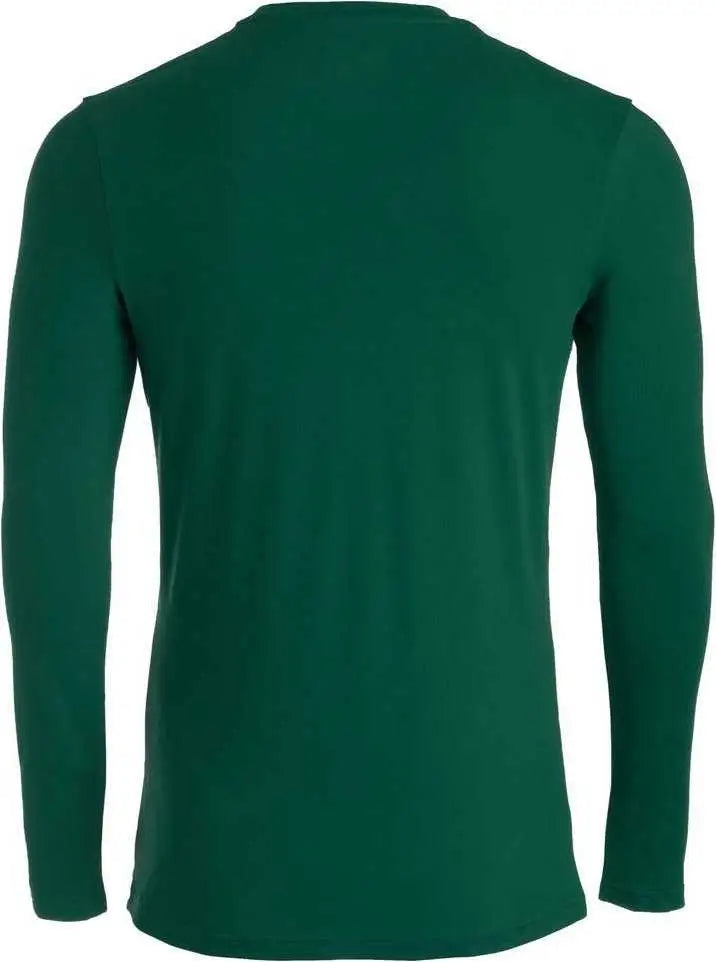 Mizuno 350639 Youth Comp Diamond Long Sleeve Crew - Forest