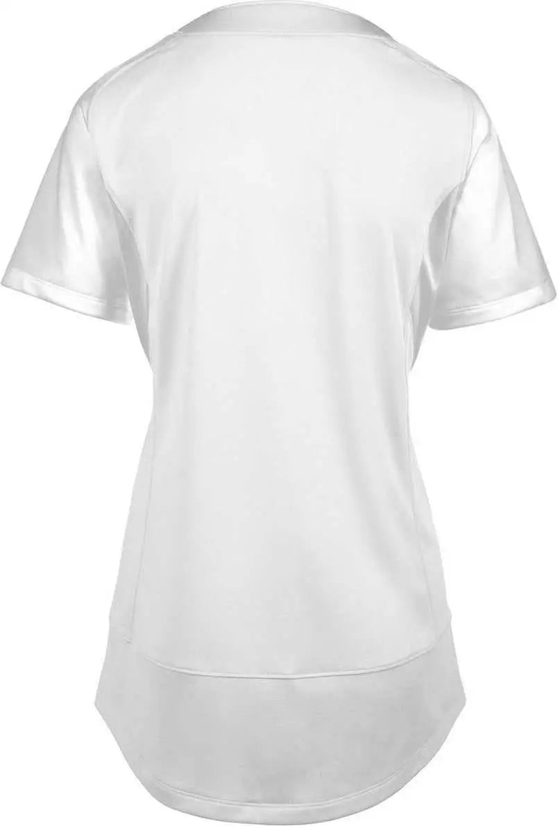 Mizuno 350715 Aerolite 2-button Softball Jersey - White