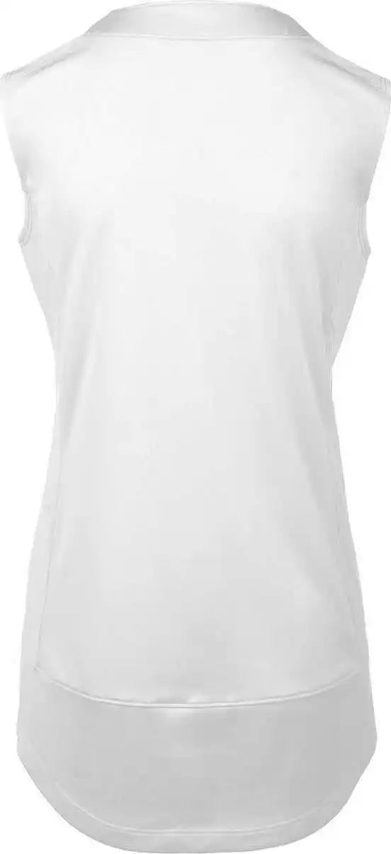 Mizuno 350722 Girls Aerolite 2-button Sleeveless Softball Jersey - White