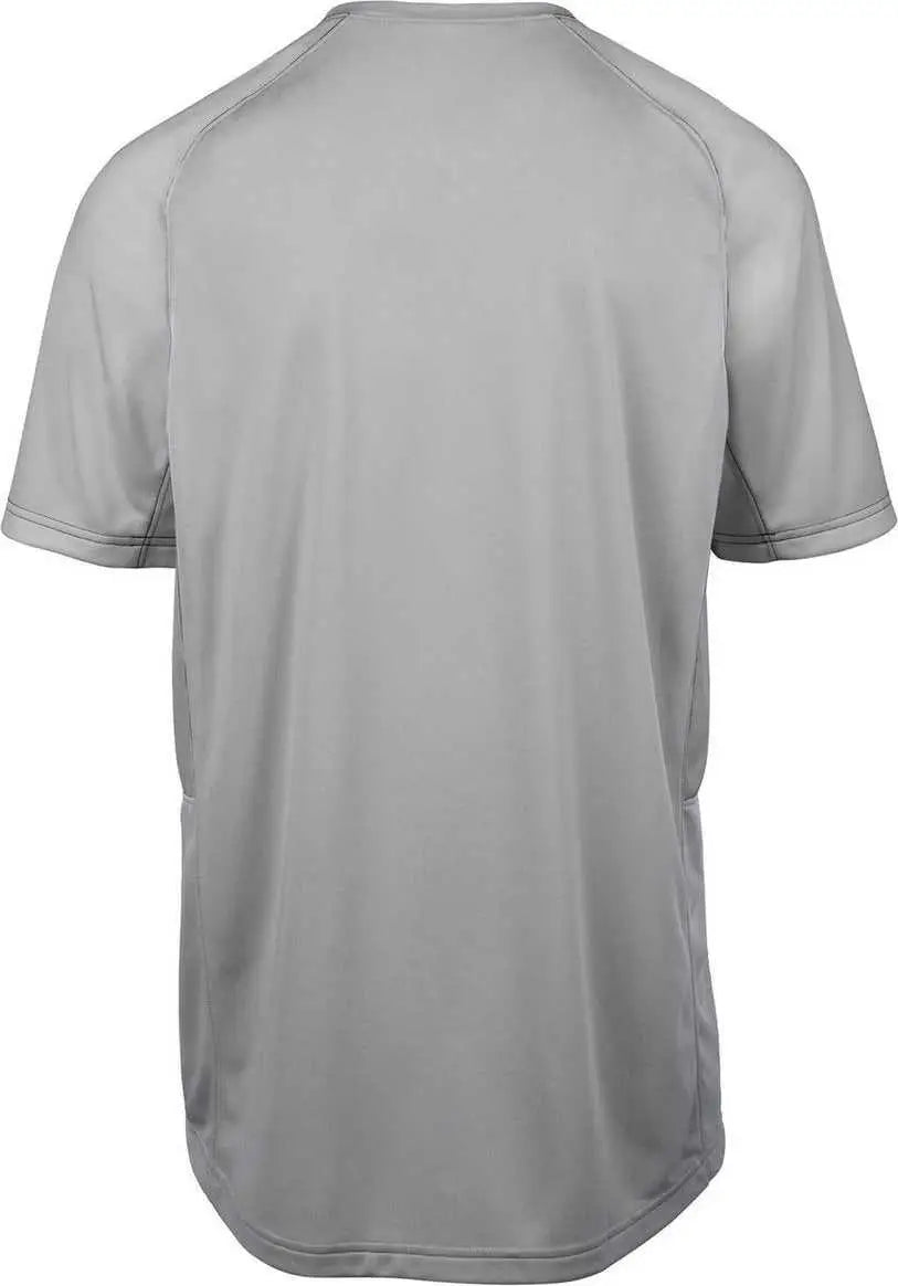Mizuno 350751 Aerolite Crew Baseball Jersey - Gray