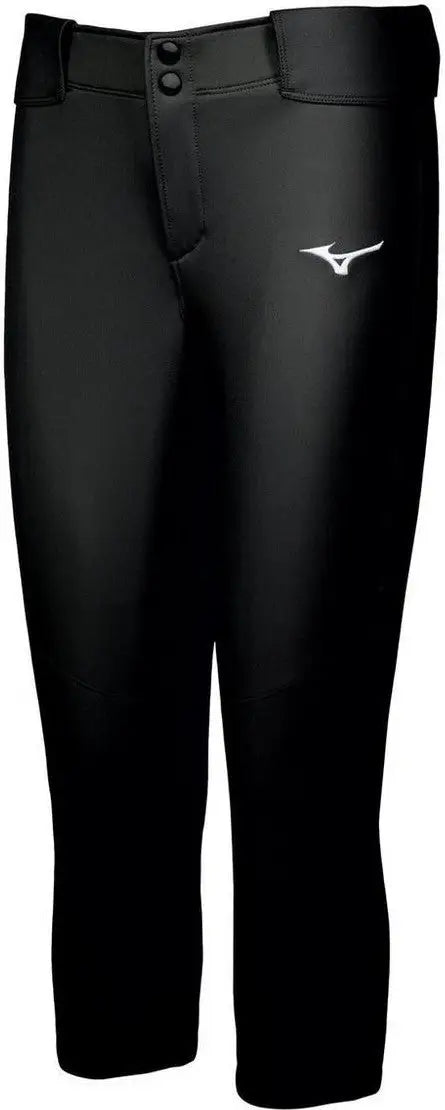 Mizuno 350782 Women’s Belted Stretch Softball Pant - Black