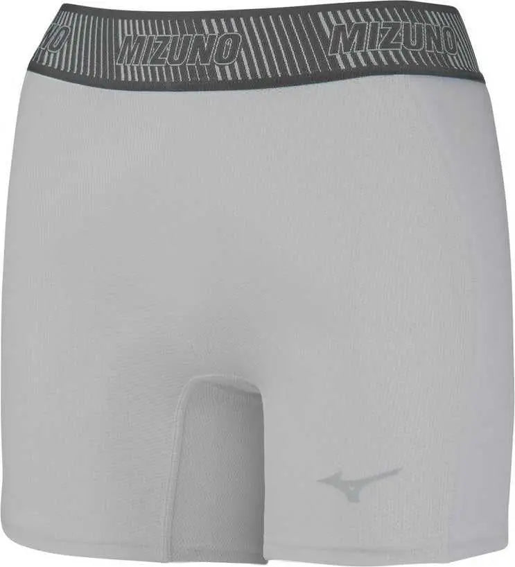 Mizuno 350840 Women’s Aero Vent Padded Sliding Short - Gray