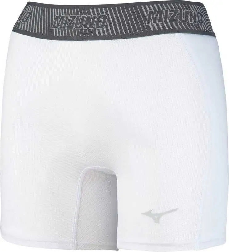 Mizuno 350840 Women’s Aero Vent Padded Sliding Short - White