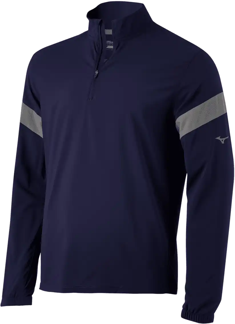 Mizuno 350950 Youth Long Sleeve Hitting Jacket - Navy Shade