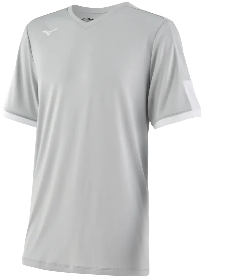 Mizuno 351032 Men’s Aerolite V-neck Jersey - Grey-white