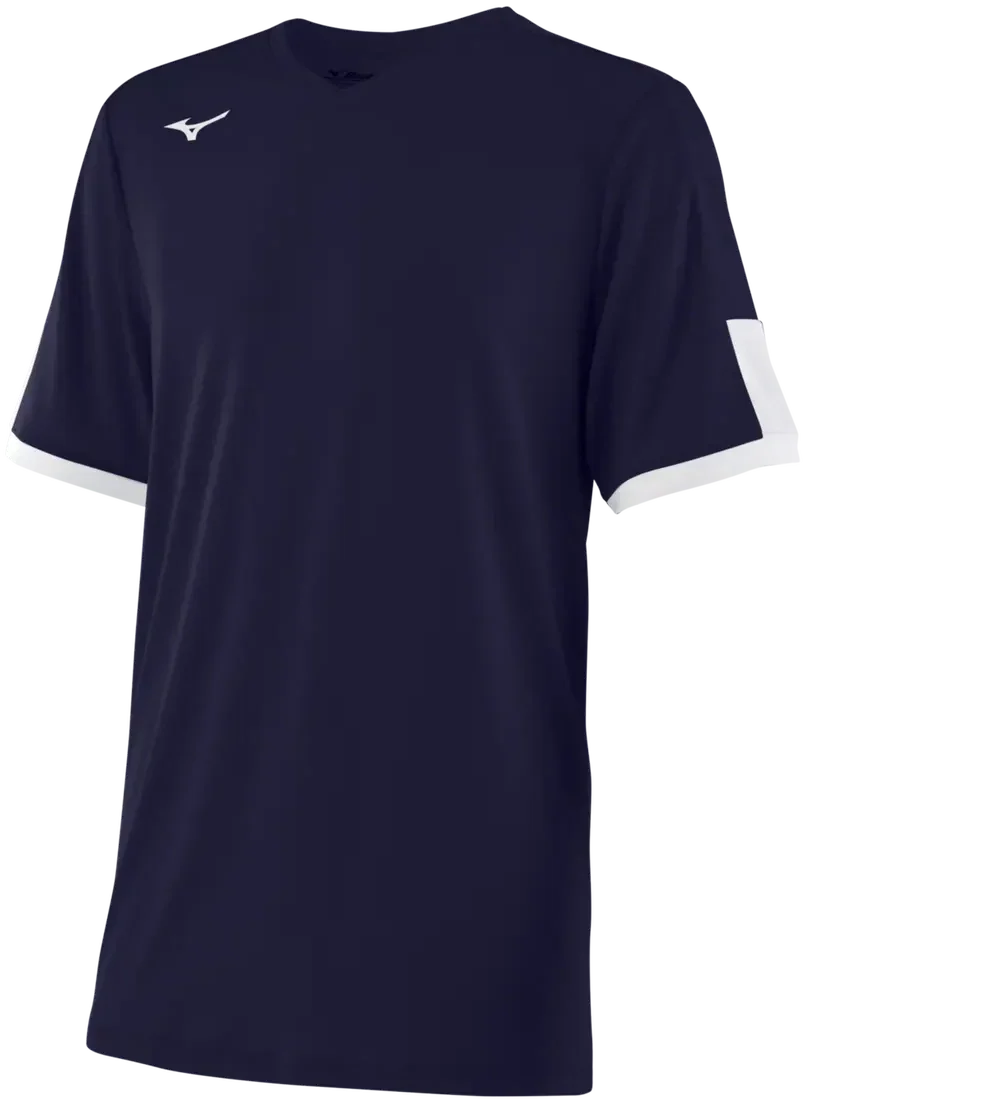 Mizuno 351032 Men’s Aerolite V-neck Jersey - Navy-white