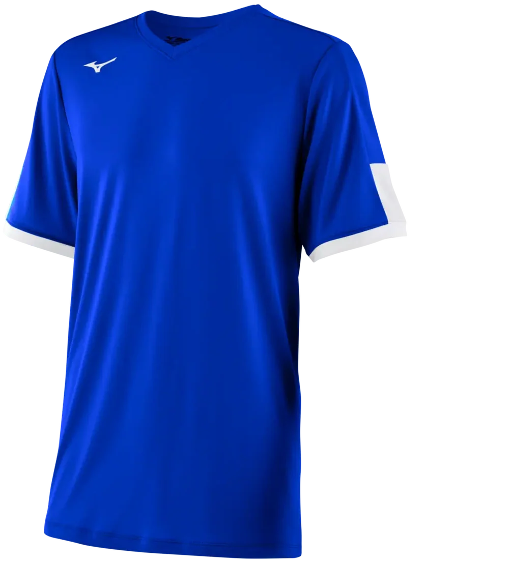 Mizuno 351032 Men’s Aerolite V-neck Jersey - Royal-white - Adult Xs