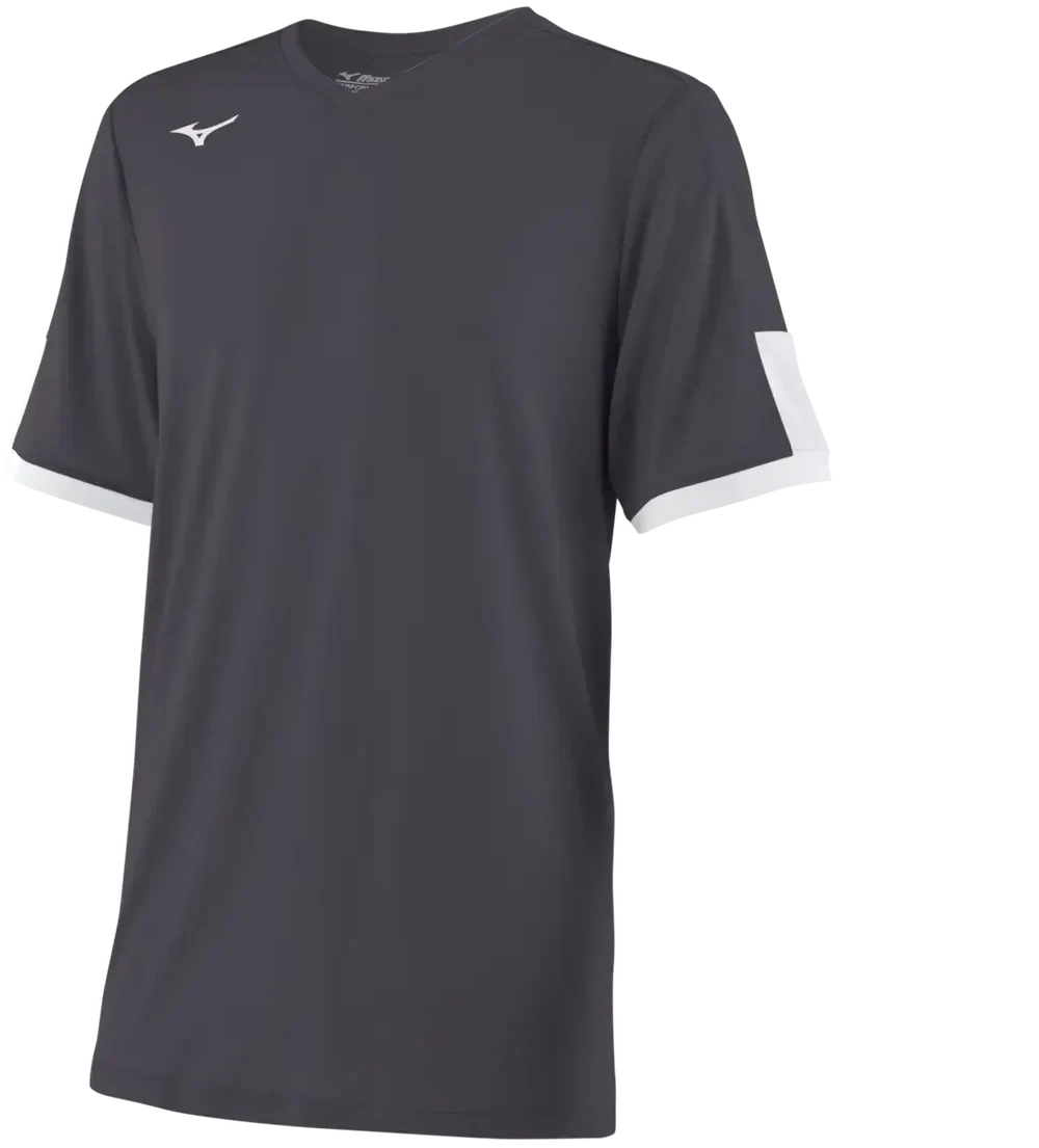 Mizuno 351033 Youth Aerolite V-neck Jersey - Charcoal-white