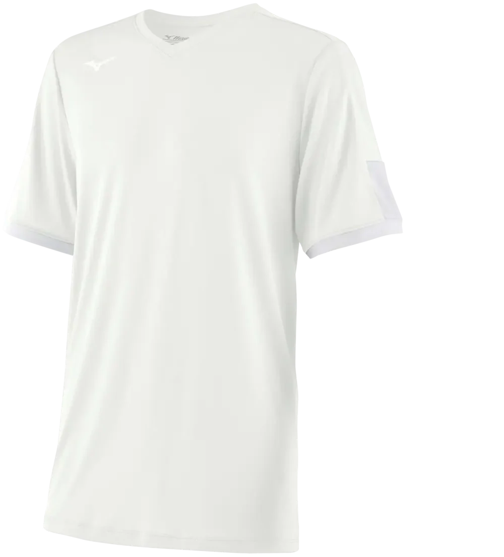 Mizuno 351033 Youth Aerolite V-neck Jersey - White - Adult s