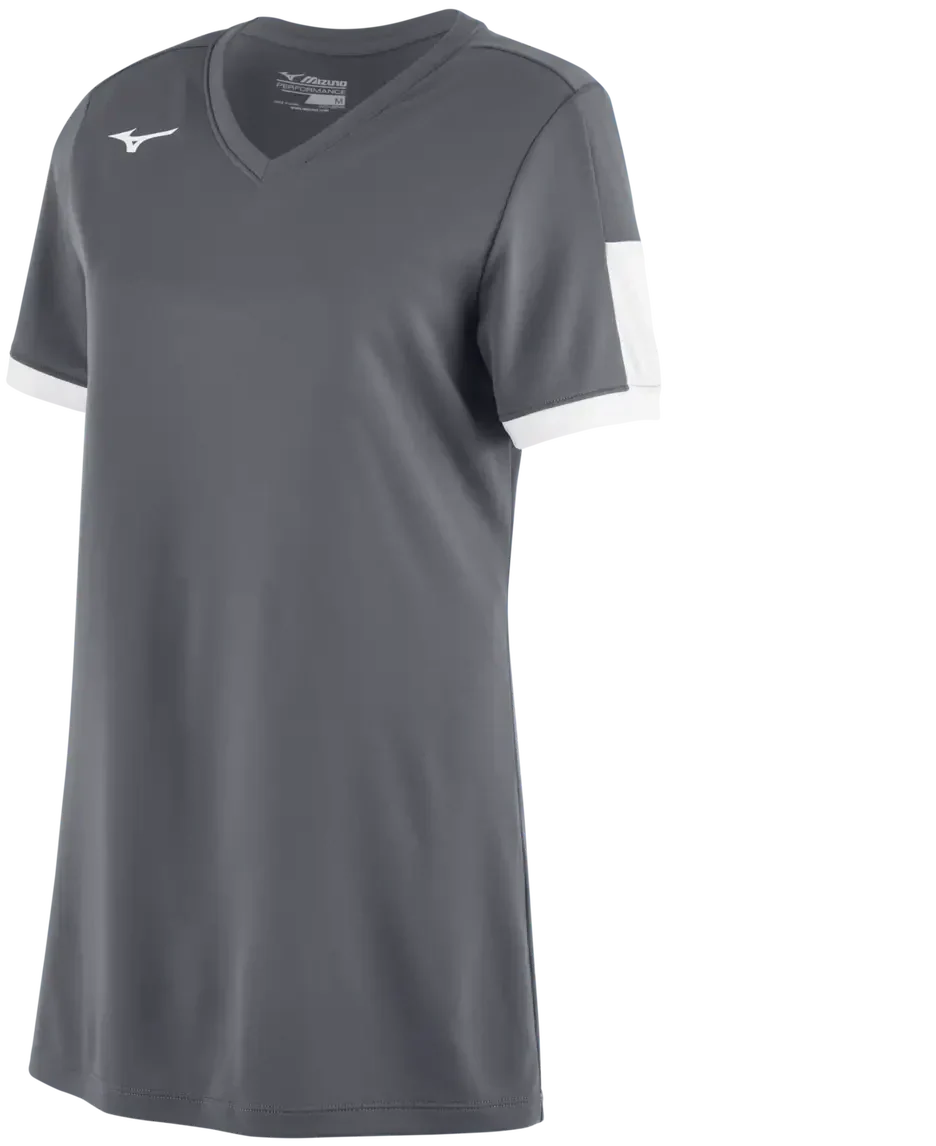 Mizuno 351044 Women’s Aerolite V-neck Jersey - Grey-white