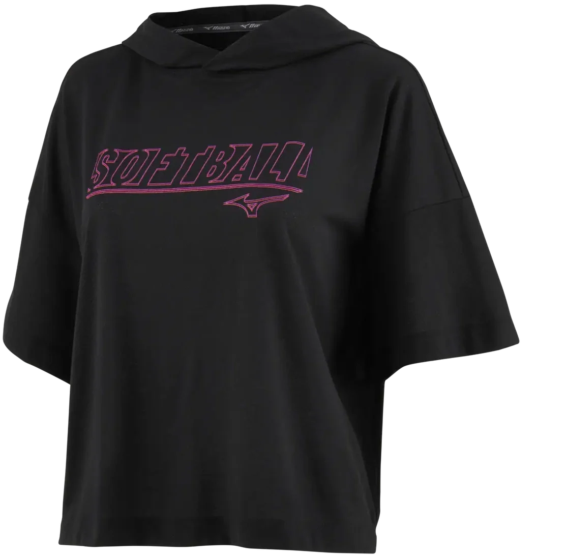 Mizuno 351060 Women’s Ss Infinity Hoodie - Black - Ladies Xxs